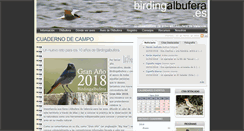 Desktop Screenshot of birdingalbufera.es